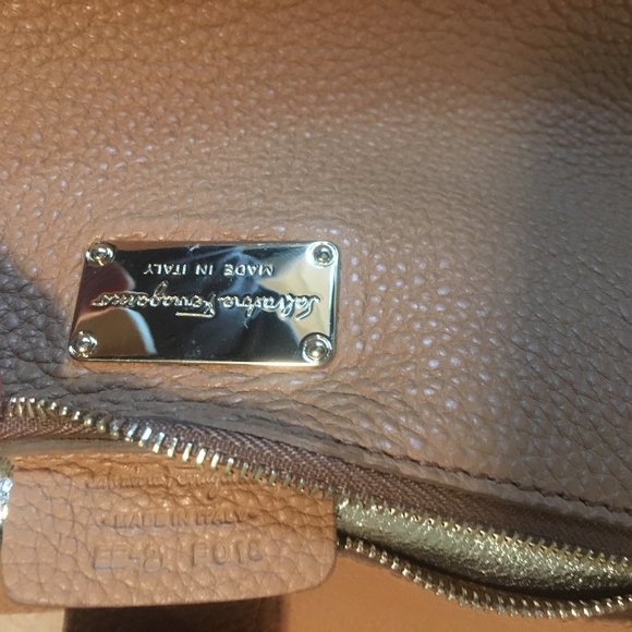 Salvatore Ferragamo Nencia Brown Satchel - Picture 3 of 3